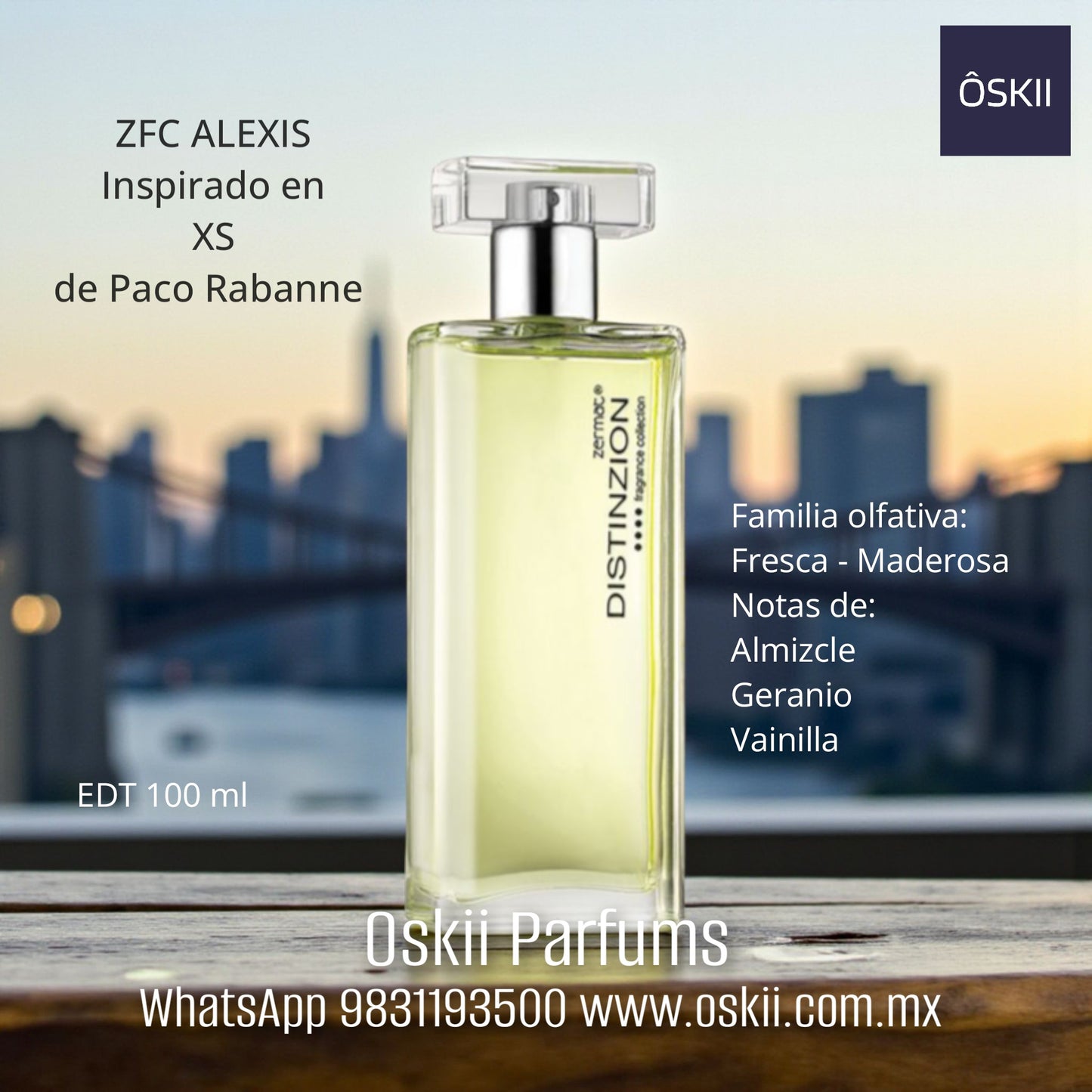 Alexis perfume para caballero XS de Paco Rabanne