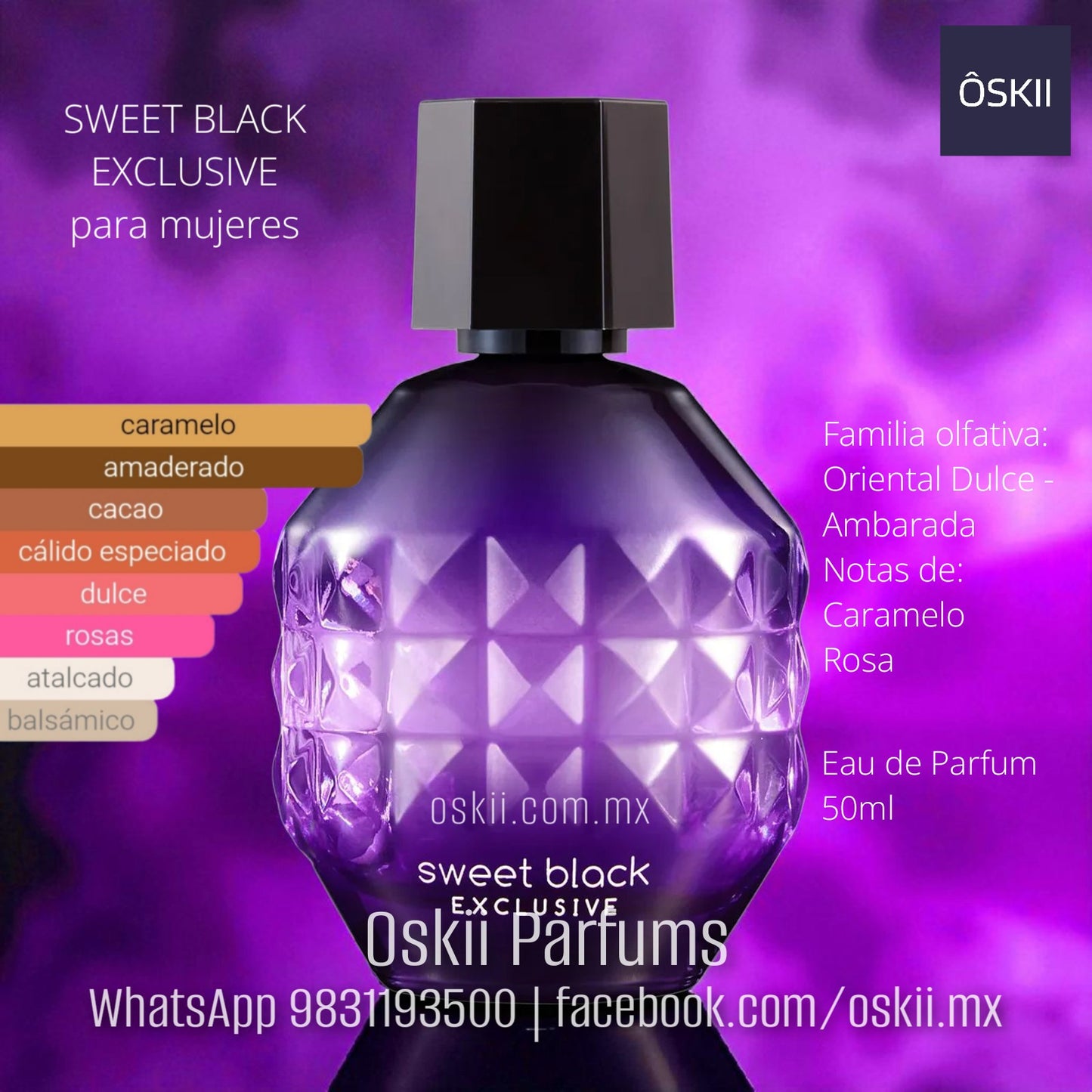 Sweet Black Exclusive Eau de Parfum para mujeres