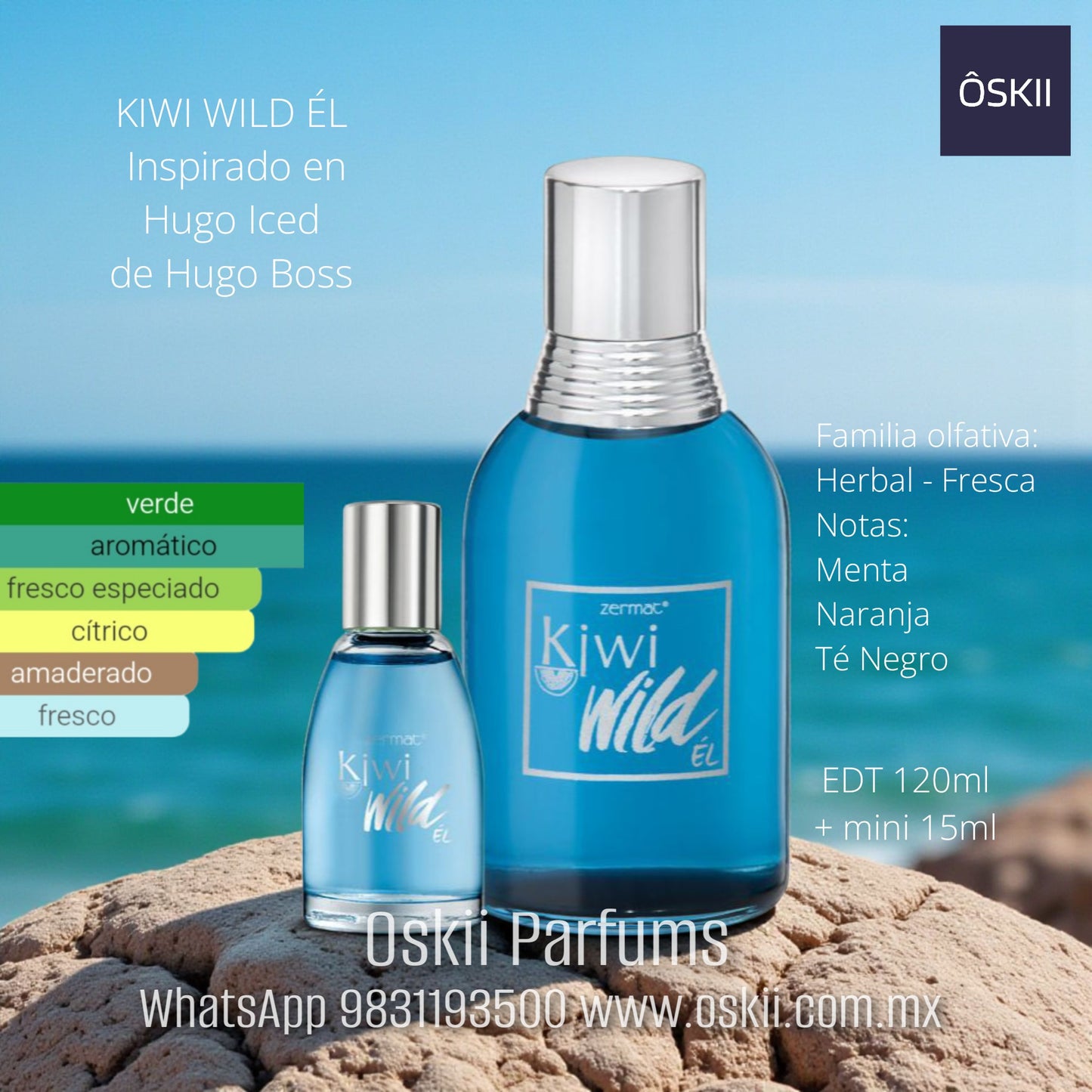 Kiwi Wild EDT para hombres