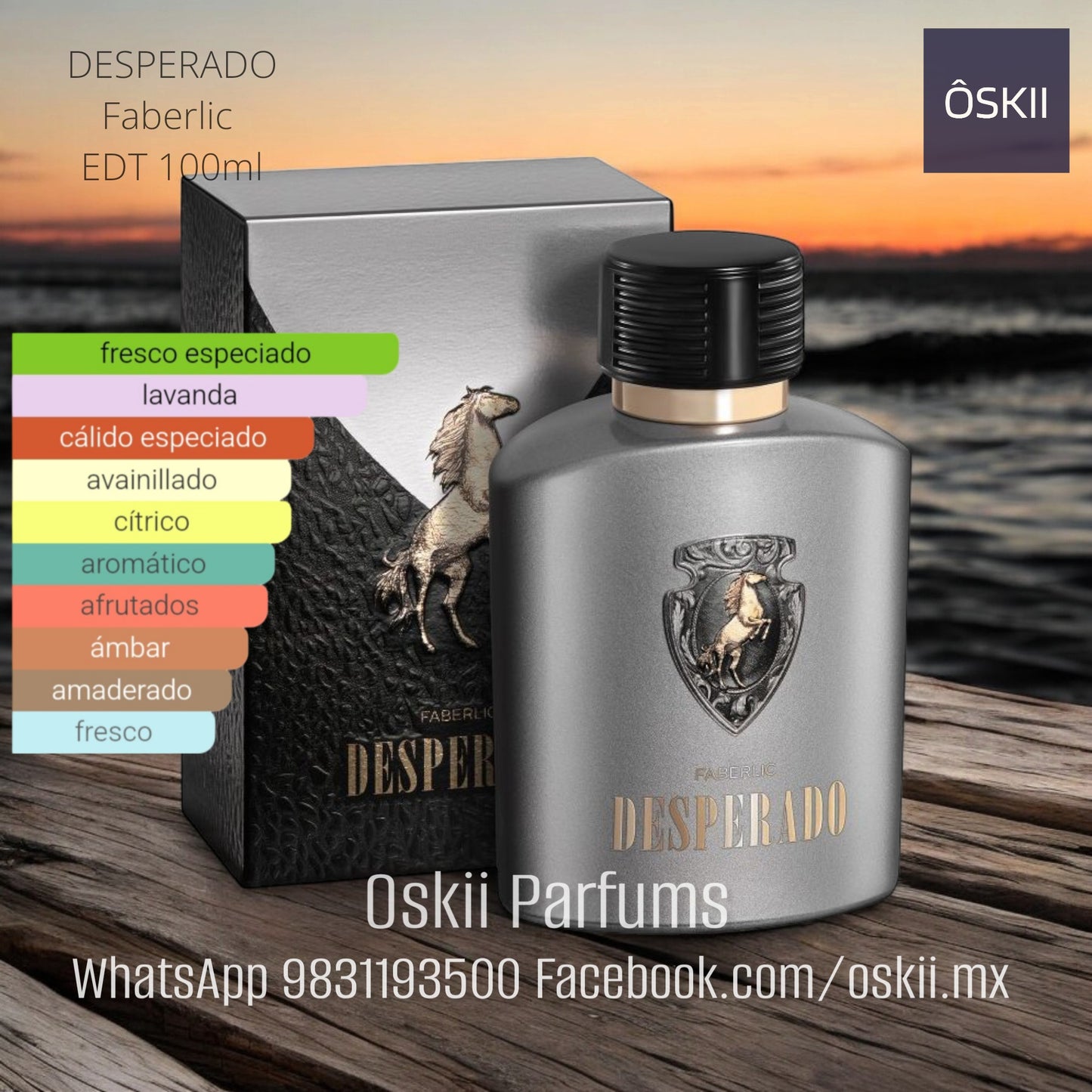 Desperado EDT para hombres