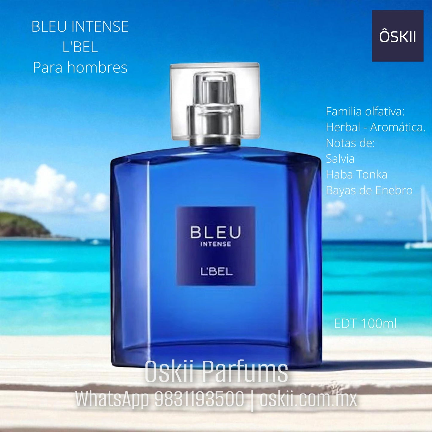 L'Bel Bleu Intense para hombres