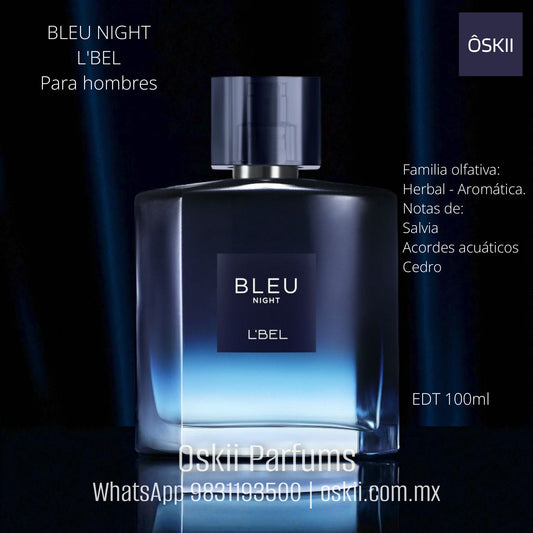 L'Bel Bleu Night para hombres