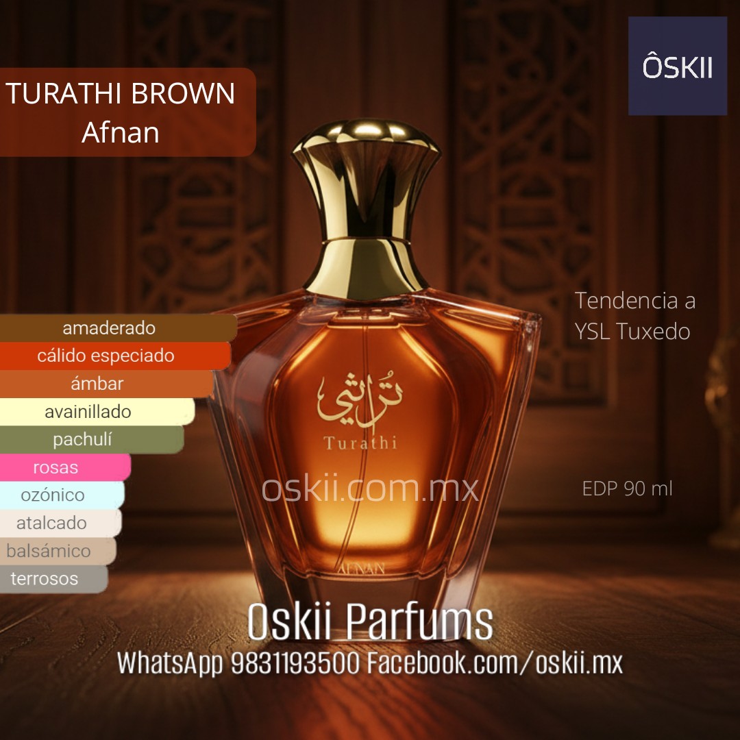 Afnan Turathi Brown EDP para hombres